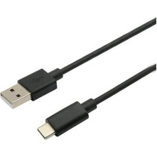 C-Tech Kabel USB C-Tech USB-A - USB-C 2 m Czarny (CB-USB2C-20B)