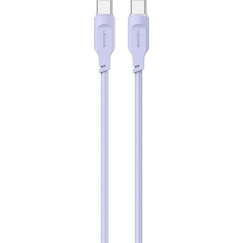 Usams USB cable Usams USB-C - USB-C 1.2 m Purple (no)