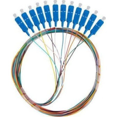 Lanberg Pigtail SM SC/UPC Easy Strip 9/125 G657A1 12X2M multicolour