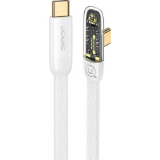 Usams USB cable Usams USB-C - USB-C 2 m White (USA896)