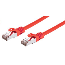 C-Tech C-TECH kabel patchcord Cat6, FTP, červený, 2m