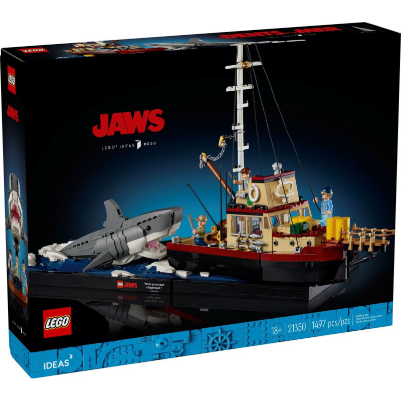Lego 21350 Ideas Jaws, construction toy