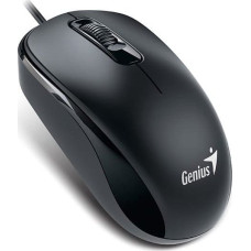 Genius Mysz przewodowa, Genius DX-110, czarna, optyczna, 1200DPI, USB-C