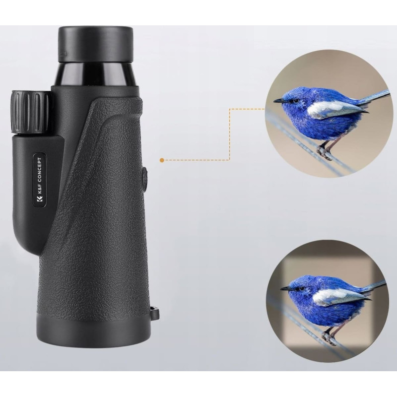 KF Monokular Luneta K&F ZOOM 8x 42mm BaK4 IP68 + Etui Statyw Uchwyt na Telefon