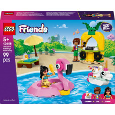 Lego Friends Impreza na basenie z jednorożcem i flamingiem (42658)