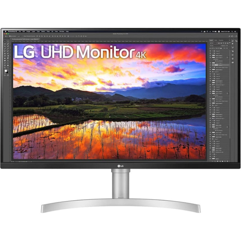 LG 32UN650K-W kompiuterio monitorius 81,3 cm (32") 3840 x 2160 pikseliai 4K Ultra HD LED Balta