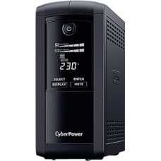 Cyberpower VP1000ELCD nepertraukiamo maitinimo resursai (UPS) „Line-Interactive“ 1 kVA 550 W 4 AC išvestis(ys / čių)