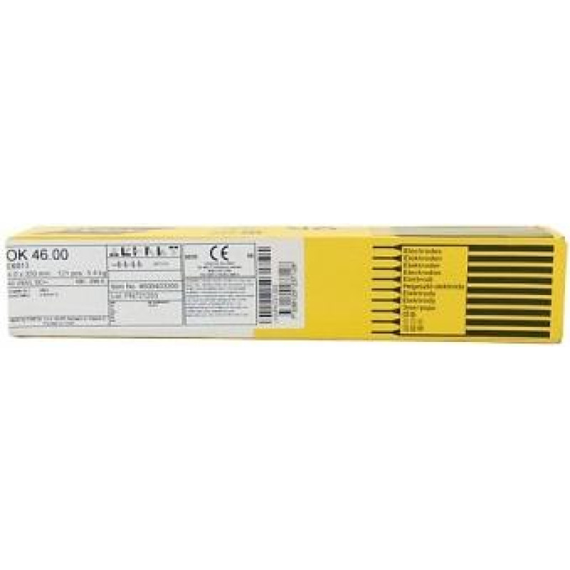 Esab ELEKTRODA RUTYLOWA  FI 3,2 x 350mm 5,5KG OK 46.00 189szt. RÓŻ.