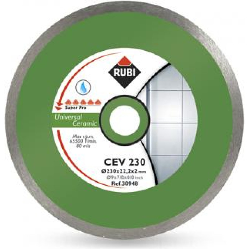 Rubi TARCZA DIAMENTOWA DO CERAMIKI CEV 250 SUPERPRO
