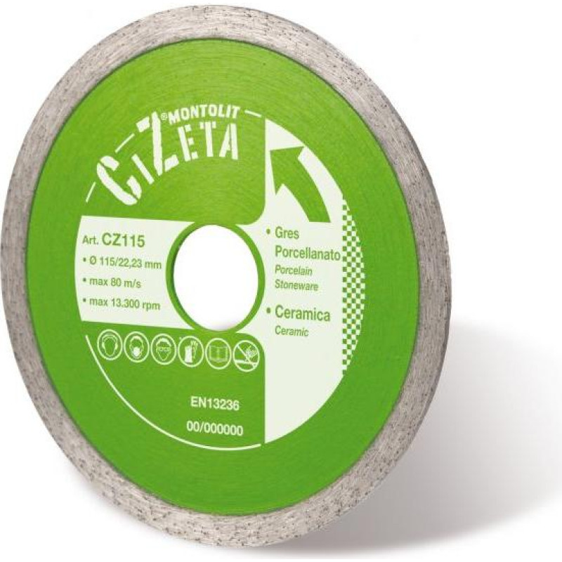 Montolit TARCZA DIAMENTOWA 125 x 22,2mm CZ125