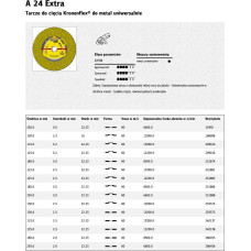 Klingspor TARCZA DO CIĘCIA METALU 125mm x 3,2mm x 22,2mm  A24 Extra