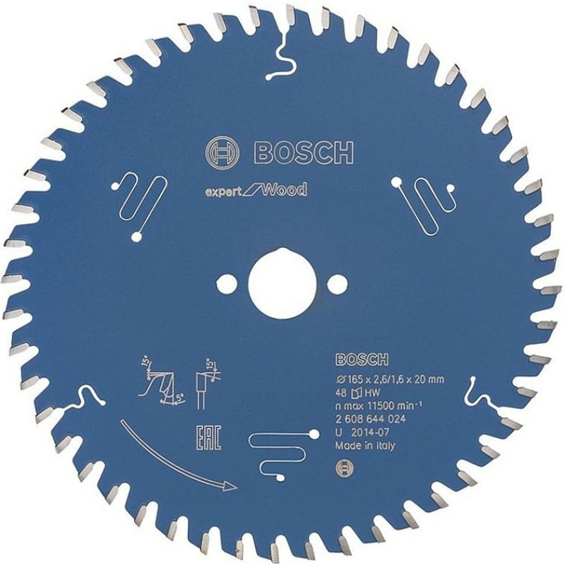 Bosch circular saw blades - various types