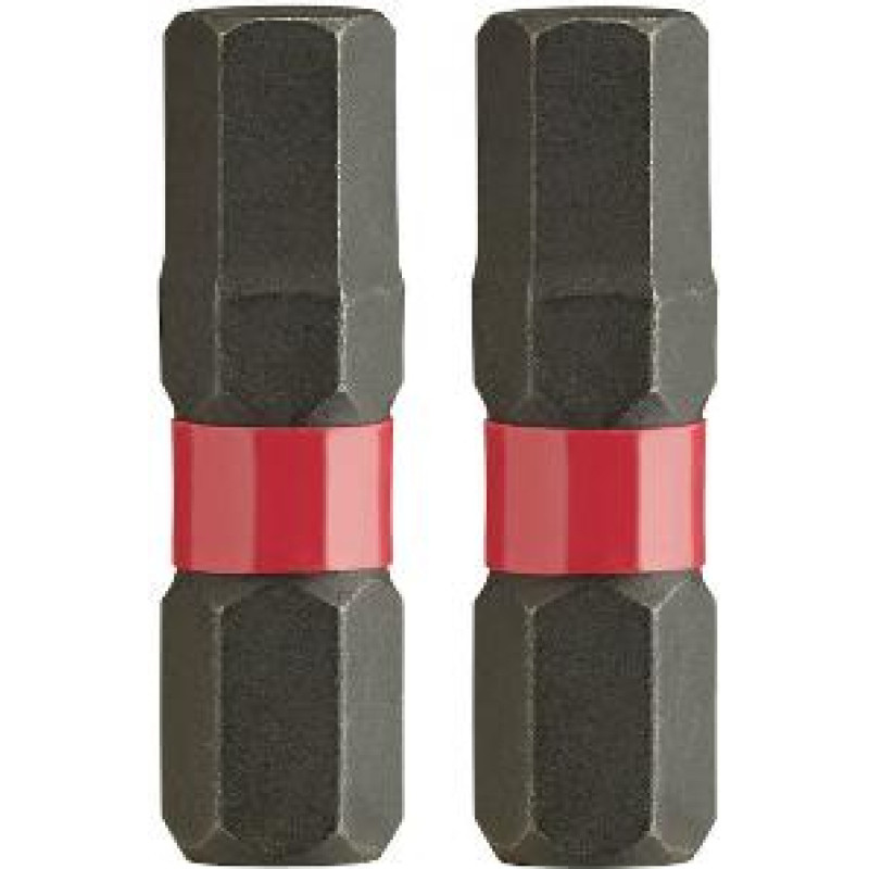 Milwaukee KOŃCÓWKA HEX 3 x 25mm/2szt. SHOCKWAVE