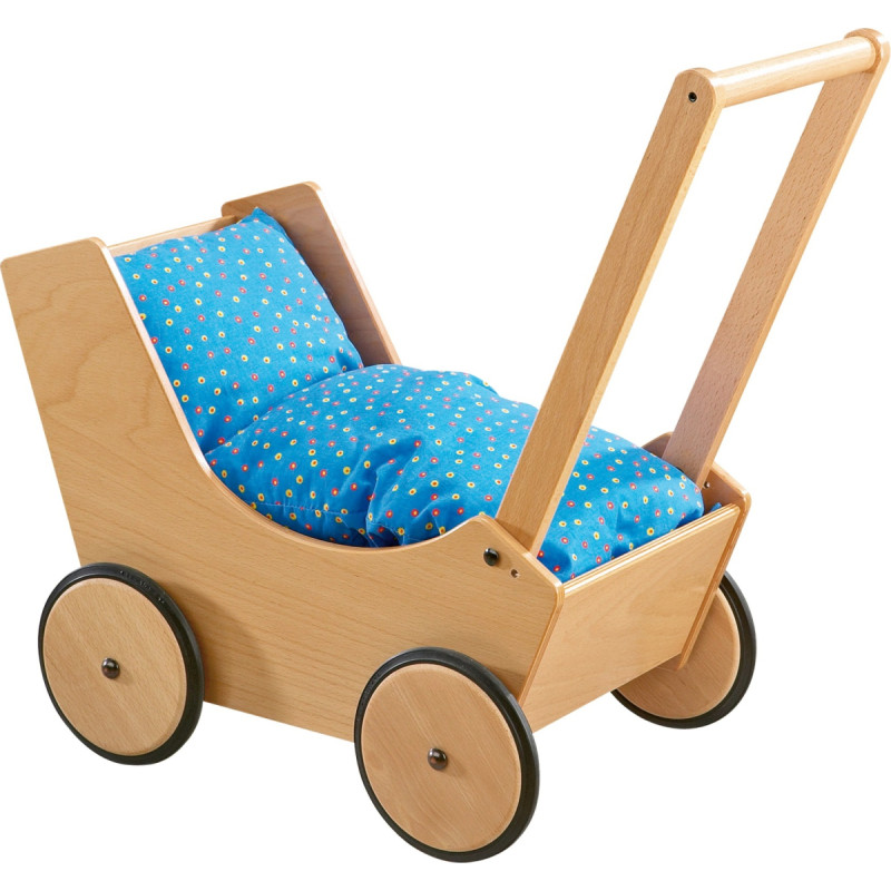 Haba doll pram, natural