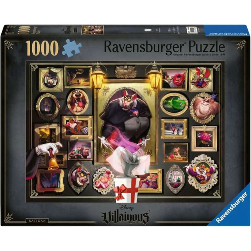 Ravensburger Puzzle Villainous: Ratigan (1000 pieces)