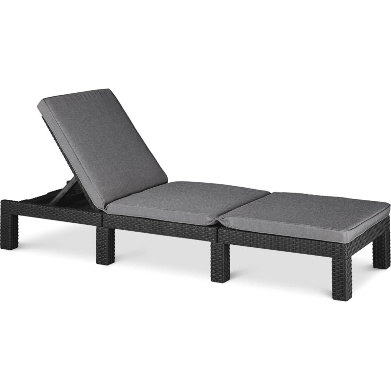 Curver/Keter KETER LEŻAK DAYTONA DELUXE GRAFIT