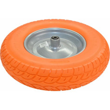 Awtools PU FOAM PUNCTURE PROOF WHEELBARROW WHEEL REPLACEMENT 4.80/ 4.00-8 400mm