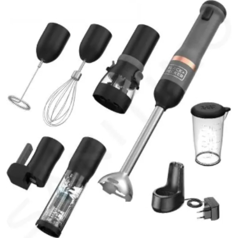 Black+Decker BLACK & DECKER BLENDER 7,2V 6IN1 GREY BCKM1016KSG