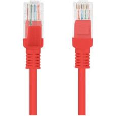 Lanberg Patchcord, Cat5e, unscreened, 0.5m, red (PVC5-10CC-0050-R)