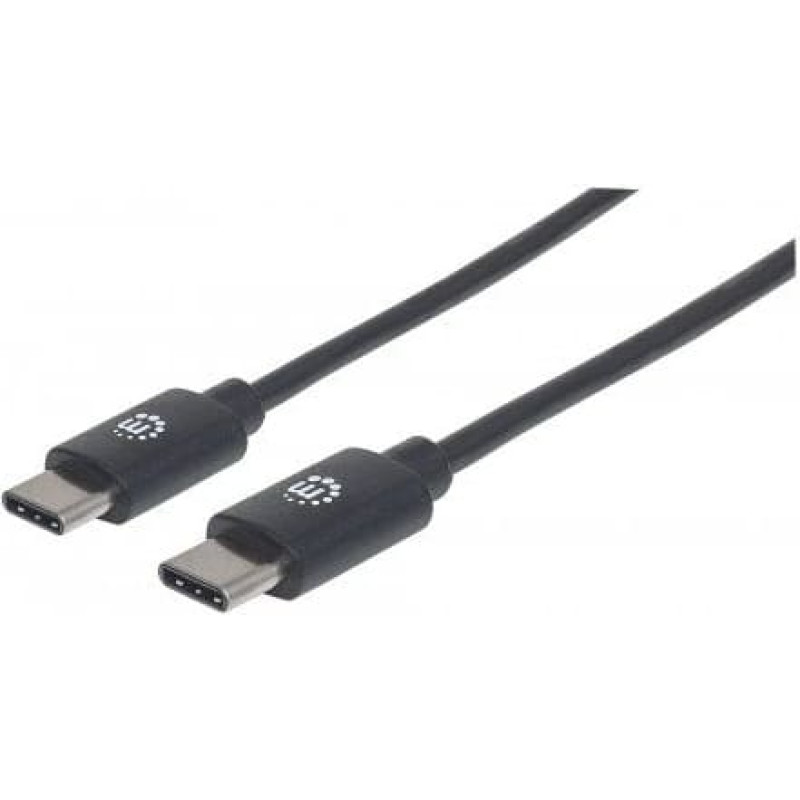 Manhattan USB cable Manhattan USB-C - USB-C 0.5 m Black (354868)