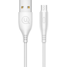 Usams USB cable Usams USB-A - microUSB 1 m White (SJ268USB02)