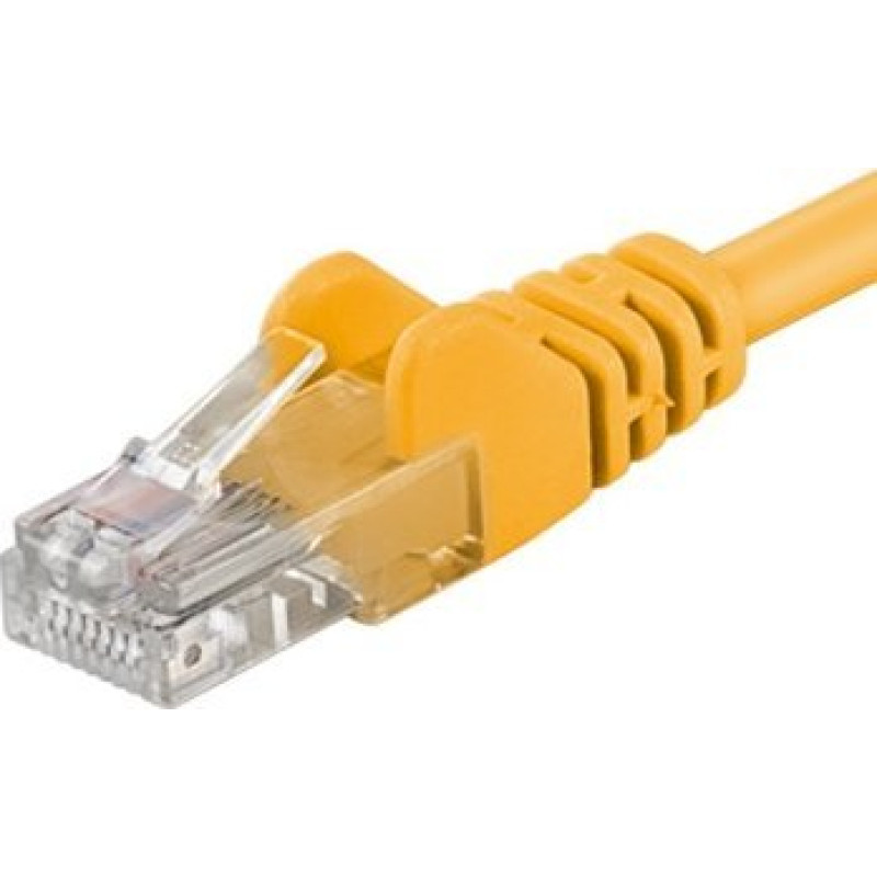 Premiumcord PREMIUMCORD Patch kabel UTP RJ45-RJ45 CAT5e 0.5m zółty