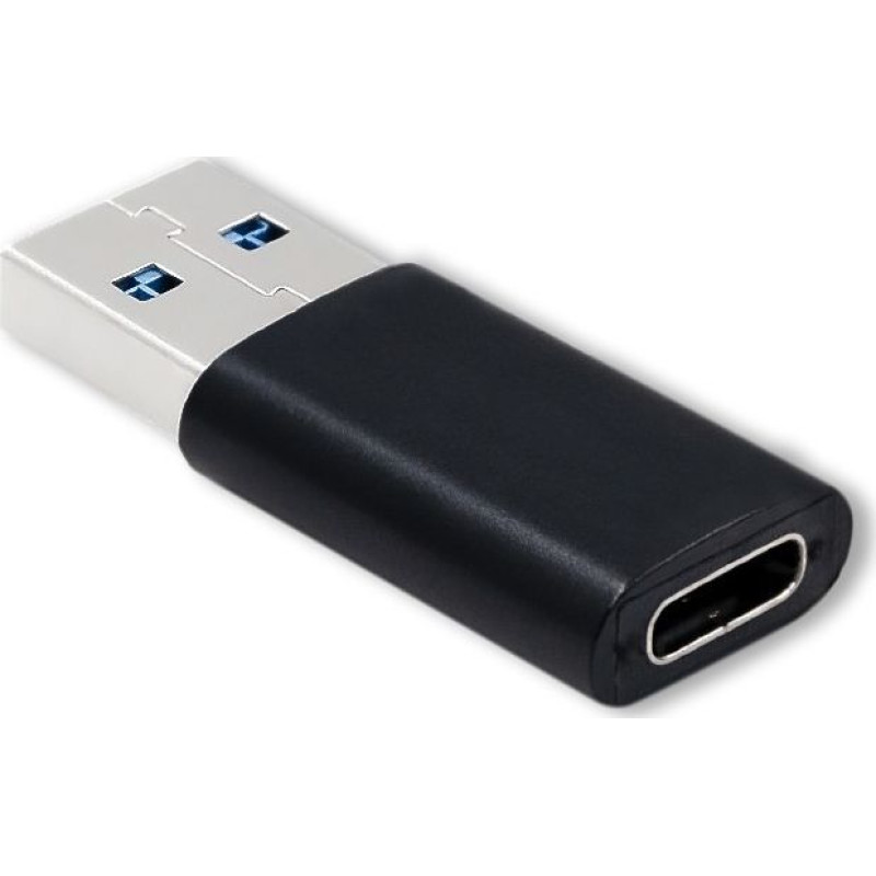 Qoltec USB adapter Qoltec USB-C - USB Black (50583)