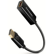 Axagon RVD-HI14N vaizdo kabelio adapteris 0,18 m DisplayPort HDMI Juoda