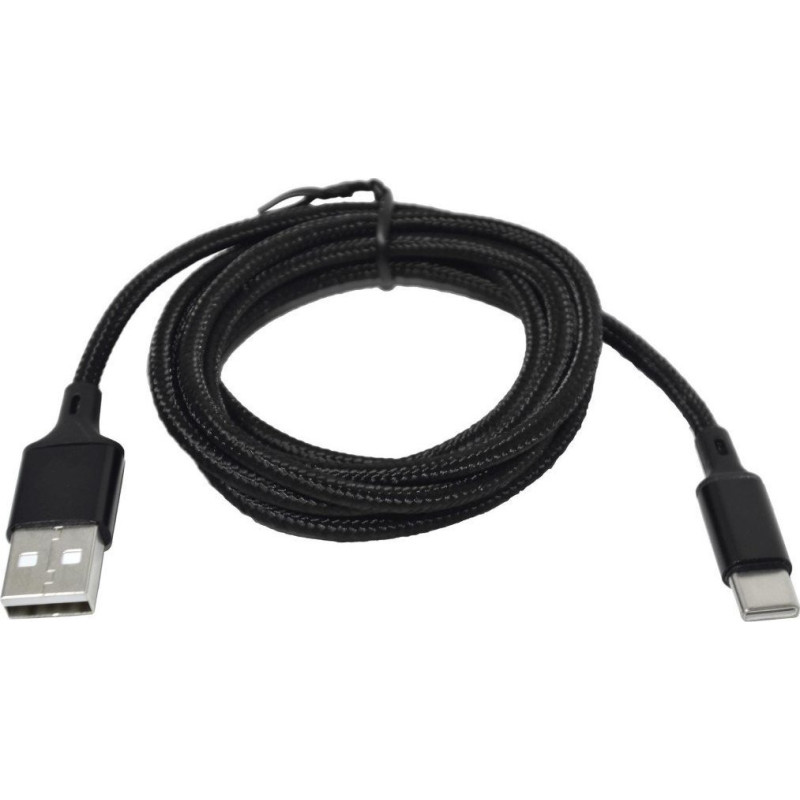 Msonic Kabel USB Msonic USB-A - USB-C 1 m Czarny (MLU541)