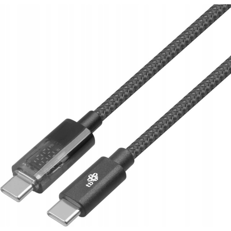 TB Kabel USB TB USB-C - USB-C 1 m Czarny (AKTBXKUCCIND10B)