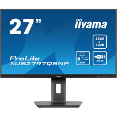 Iiyama ProLite XUB2797QSNP-B1 kompiuterio monitorius 68,6 cm (27") 2560 x 1440 pikseliai Wide Quad HD LED Juoda