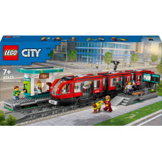 Lego 60423 City Tram with Stop, construction toy