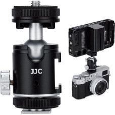 JJC Głowica JJC Głowica Kulowa 3D Aluminium 3x ISO 2x Gwint 1/4'' do Aparat Kamera Telefon / BH-SM1