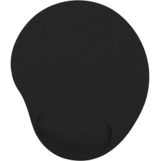 Powerton Podkładka Powerton Podkładka pod mysz, ergonomiczna żelowa, czarna, Powerton