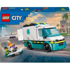 Lego 60451 City Ambulance, construction toy