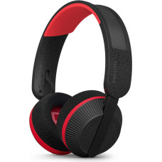 Philips 6000 series TAA6219BK/00 Ausinės be mikrofono ir ausinės su mikrofonu Bevielis Su lankeliu Muzika Bluetooth Juoda, Raudona