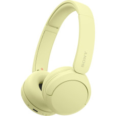 Sony WHCH520Y.CE7 Ausinės be mikrofono ir ausinės su mikrofonu Laisvų rankų įranga Bevielis Su lankeliu Skambučiai / muzika C tipo USB Bluetooth Geltona