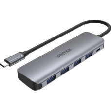 Unitek HUB USB Unitek 1x microUSB + 4x USB-A 3.1 Gen1 (H1107A)