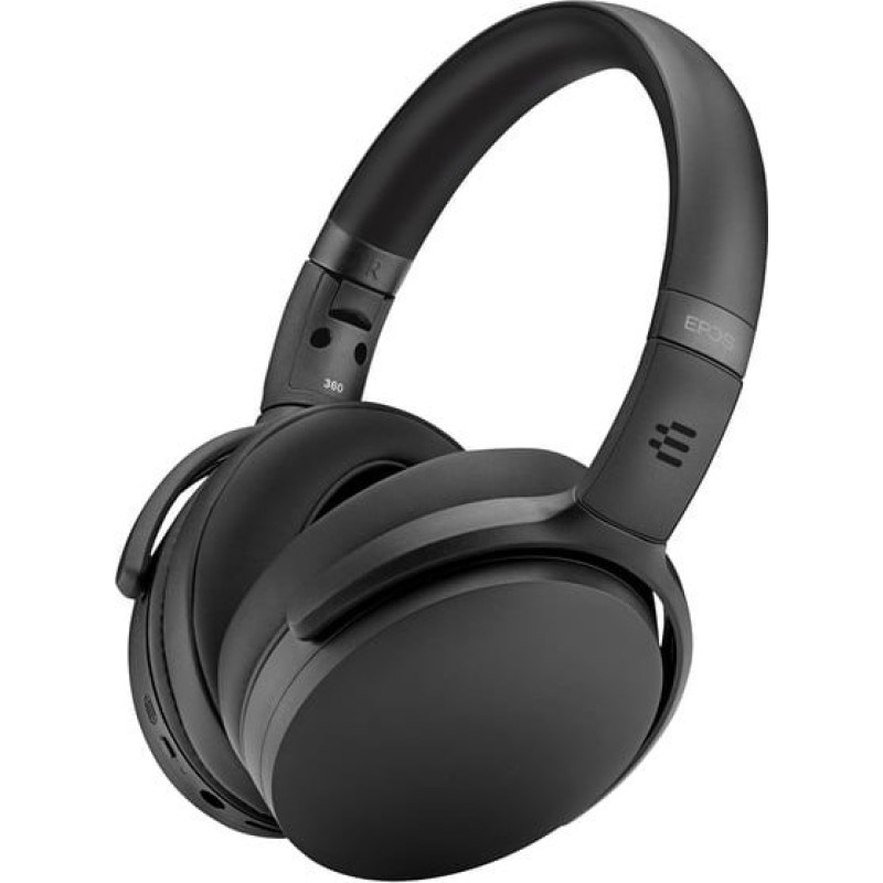 Sennheiser EPOS ADAPT 361 Laisvų rankų įranga Vielinis ir Bevielis Su lankeliu Skambučiai / muzika C tipo USB Bluetooth Juoda