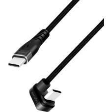Logilink Kabel USB LogiLink USB-C - USB-C 1 m Czarny (CU0190)