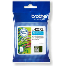 Brother LC422XLC ra&scaron;alo kasetė 1 vnt Originalus Žydras