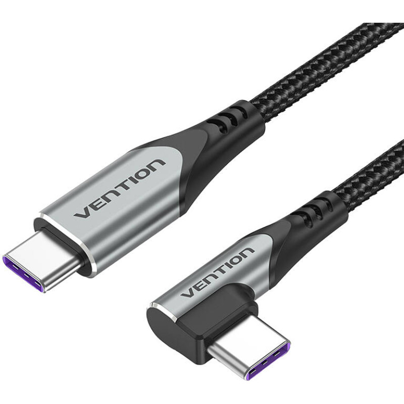 Vention USB 2.0 angle cable Vention TAKHG C to C 5A 1.5m (gray)