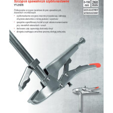 Yato SZCZYPCE ZACISKOWE SPAWALNICZE 150mm  21570