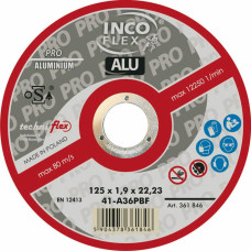 Incoflex TARCZA METAL INCOFLEX  ALUM. 125*1,0
