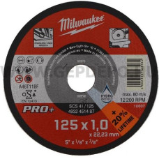 Milwaukee TARCZA DO METALU 125 x 1,0 x 22,2mm PRO+, INOX 4932451488