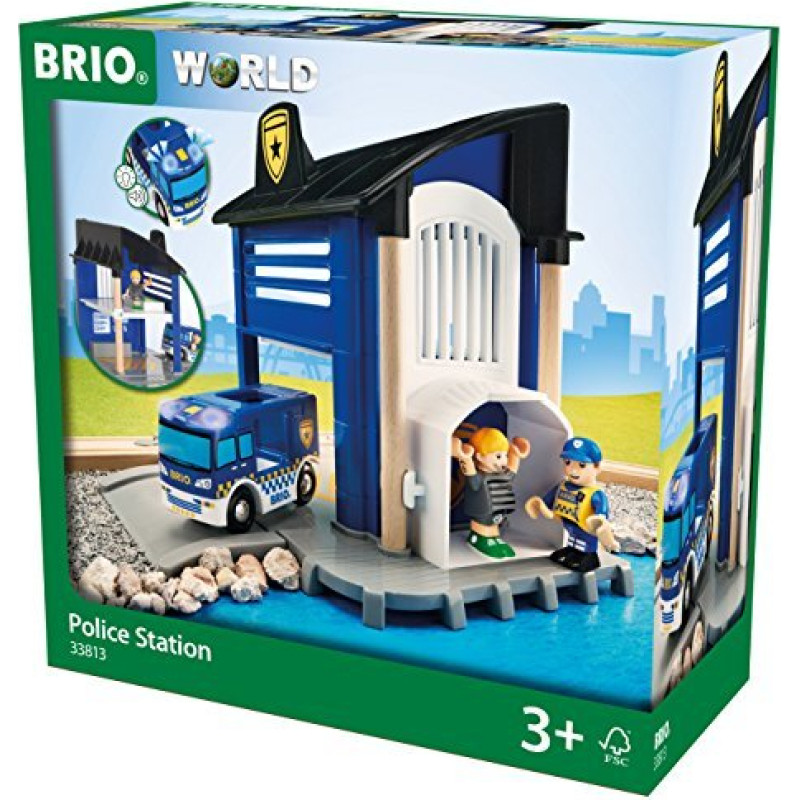 Ravensburger BRIO Polizeistation mit Einsatzfahrzeug - 33813