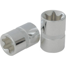 Ks Tools Torx lizdas 1/2" CHROMEplus,ant pakabinamos etiketės E20, KS Tools