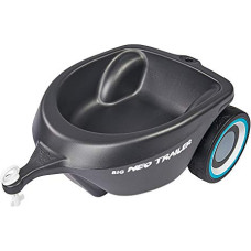Simba-Dickie BIG Bobby-Car-Neo Trailer Anthracite, Children's Vehicle (anthracite)