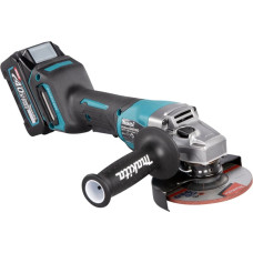 Makita cordless angle grinder GA016GM201 XGT, 40V (blue/black, 2x Li-Ion XGT battery 4.0Ah, MAKPAC size 4)