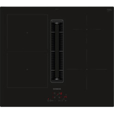 Siemens ED611BS16E iQ300, independent hob (black, 60 cm, with integrated extractor hood)